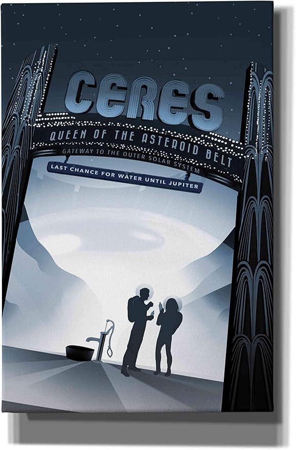 Epic Graffiti 'Visions of the Future: Ceres' Canvas Wall Art, 12" x 18"
