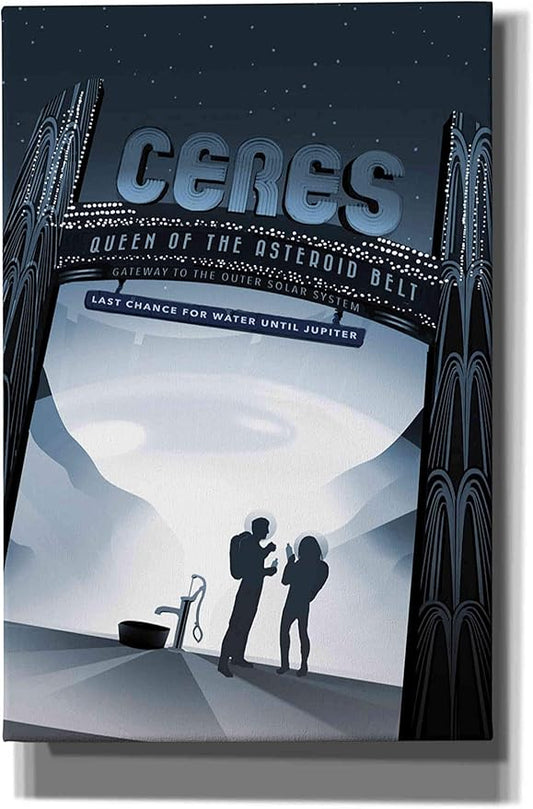 Epic Graffiti 'Visions of the Future: Ceres' Canvas Wall Art, 12" x 18"