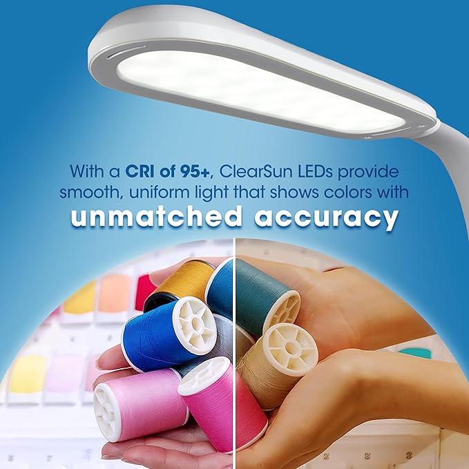 OttLite Wellness Series® Wide Area Dimmable LED Table Lamp