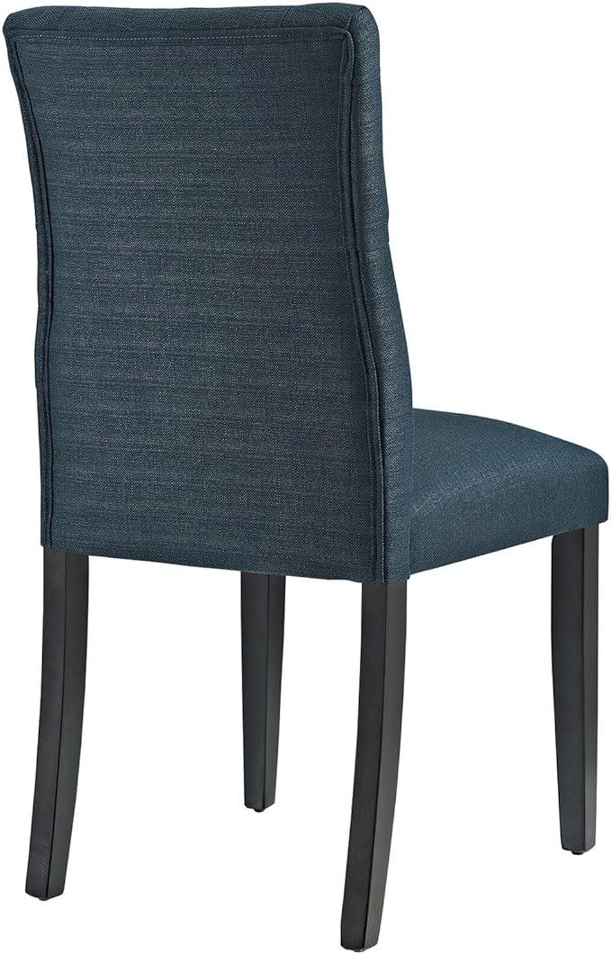 Modway MO- Duchess Modern Tufted Button Upholstered Fabric Parsons, Dining Chair, Azure