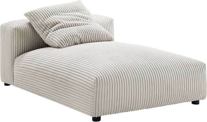 Modway Solace Sectional, Oversized, Almond