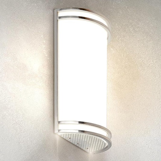 ASD LED Indoor Wall Mount Light Fixture - 14 Inch 20W Modern Interior Nickel Dimmable Wall Sconce Light - ETL 3000K 4000K 5000K Adjustable - Hallway, Bedroom LED Wall Lights