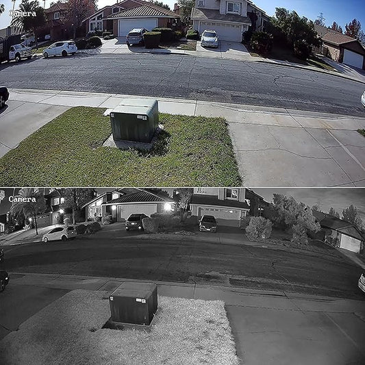 5MP PoE Camera with Mic, H.265 Outdoor Vandal Dome Security PoE IP Camera, AI Human Detection, 100ft IR Night Vision, 2.8mm Lens IP66 IK10 Resistance, 110° Wide Angle, PD54BA1-5M (Not PTZ)