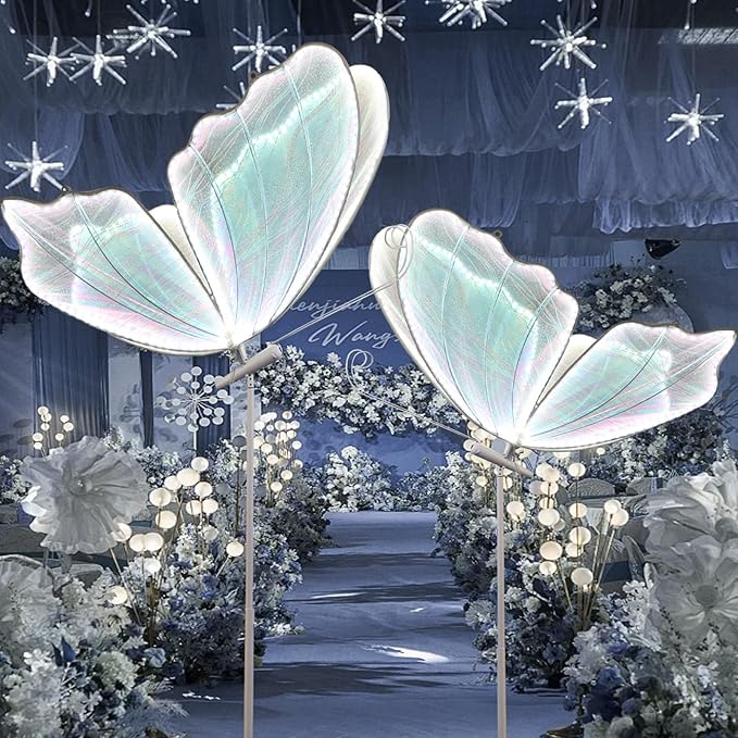 Wedding Butterfly Floor lamp Creative Butterfly Ceiling Lamp Butterfly Hanging Decoration Props for Wedding Party Events