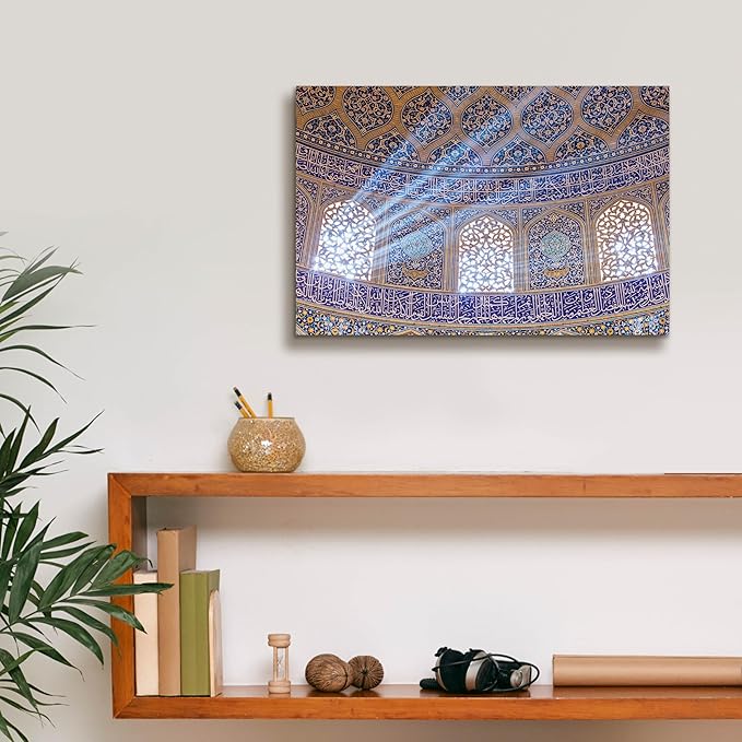 Epic Graffiti 'Sheikh Lotfollah Mosque at Isfahan Iran' by Epic Portfolio, Canvas Wall Art, 18"x12"