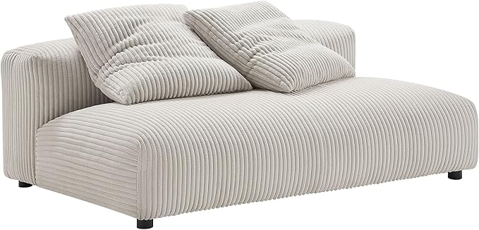 Modway Solace Sectional, Oversized, Almond