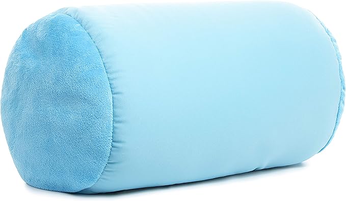 Deluxe Comfort Mooshi Squish Microbead Bed Pillow, 14" x 7" - Airy Squishy Soft Microbeads - Eighteen Fun Bubbly Colors To Choose From - Cuddly And Fun Dormroom Accessory - Bed Pillow, Teal