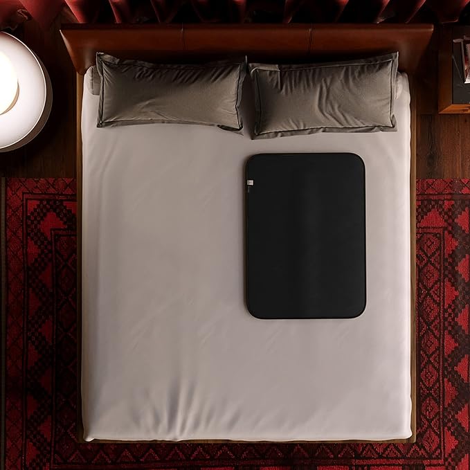 Avana Waterproof Throw - Sensual Blanket for Adults - Made in The USA - Mini Size, Micro-Velvet Black