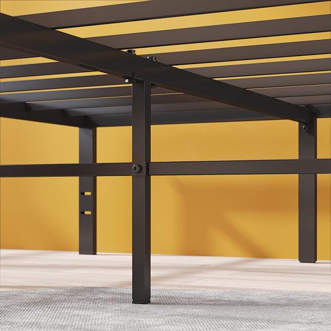 Zinus Yelena 18 Inch Queen Metal Platform Bed Frame, Steel Slat Support, No Box Spring Needed, Easy Assembly