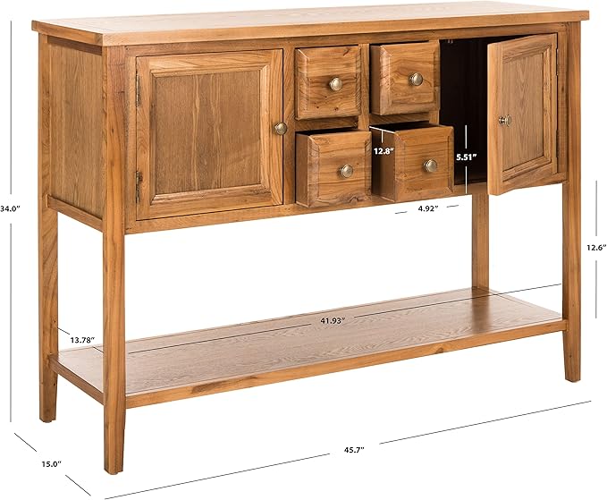 Safavieh American Homes Collection Charlotte Medium Oak Sideboard