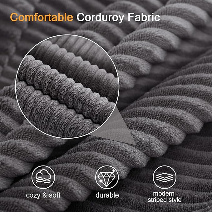 COMAX Futon Sofa Bed, 4‑in‑1 Convertible Sofa Bed, Boneless Couches for Living Room, Fold Out Small Foldable Loveseat Space‑Saving, Grey