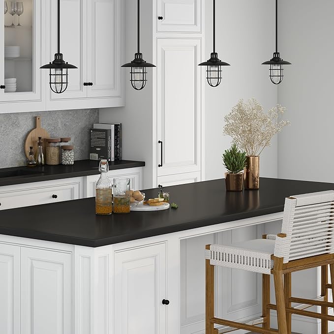 Bay 8.25" Wide Lantern Pendant with Glass/Metal Shade in Blackened Bronze/Clear