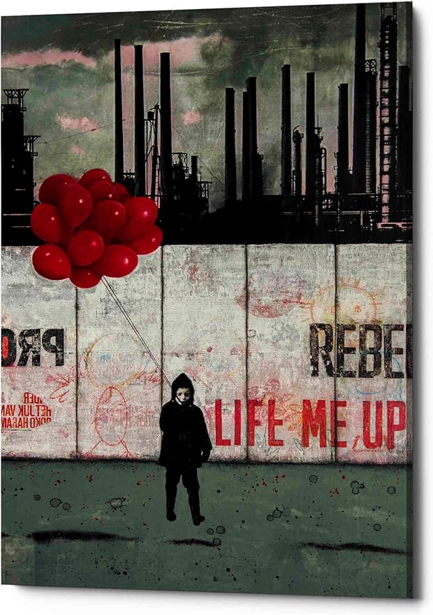 Epic Graffiti 'Visions of the Future: Kepler-186f' Canvas Wall Art, 40" x 60"