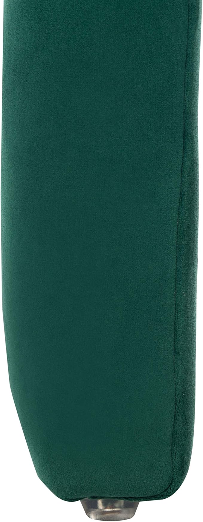 Safavieh Home Collection Kibo Modern Waterfall Emerald Velvet Ottoman (Fully Assembled)