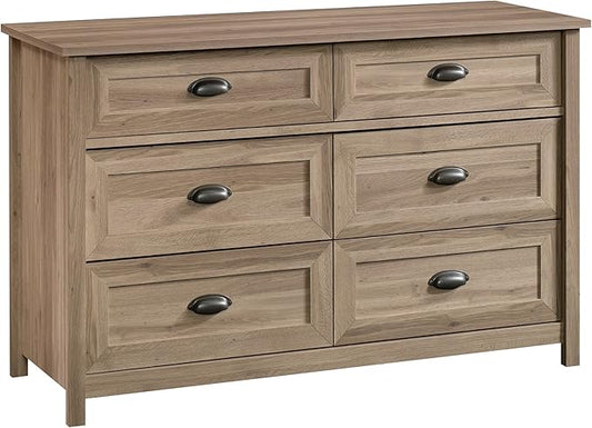 Sauder County Line Dresser, Salt Oak finish
