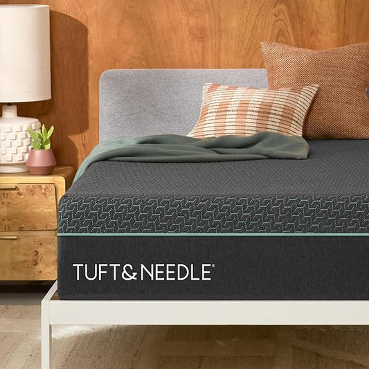 Tuft & Needle Mint Hybrid Plush Twin XL Size Mattress in a Box, Cooling Adaptive Foam, Individually-Wrapped Coils, 100 Night Trial, Fiberglass Free, CertiPUR-US, 10-Year Limited Warranty