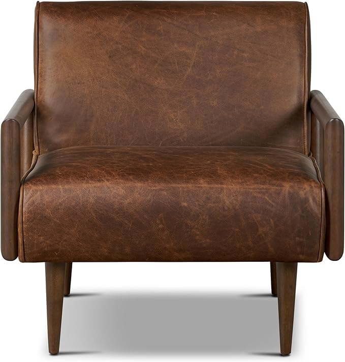 Poly & BARK Viborg Lounge Chair in Chocolate Brown