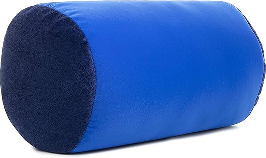 Deluxe Comfort Mooshi Squish Microbead Bed Pillow, 14" x 7" - Airy Squishy Soft Microbeads - Eighteen Fun Bubbly Colors To Choose From - Cuddly And Fun Dormroom Accessory - Bed Pillow, Bright Blue