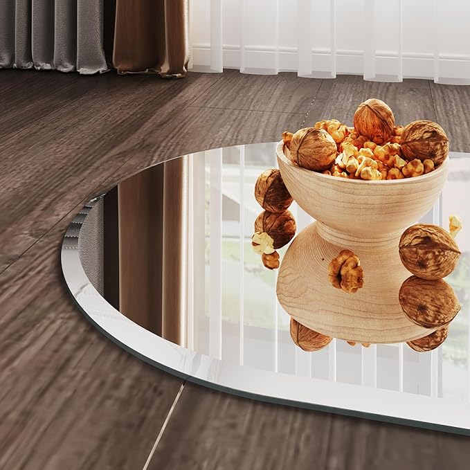 Oval Mirror for Wall,26x42 espejos para baños,Beveled Bathroom Mirror,Oval Wall Mirror,Large Bathroom Mirror,Bathroom Mirrors for Over Sink