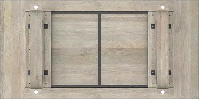 SIMPLIHOME Whitley Dining Table - 72 inch Wide Solid Mango Wood Rectangular Table in White Wash, Modern Farmhouse Style for Dining Room or Kitchen with Extra-Thick Trestle Base, Seats 6