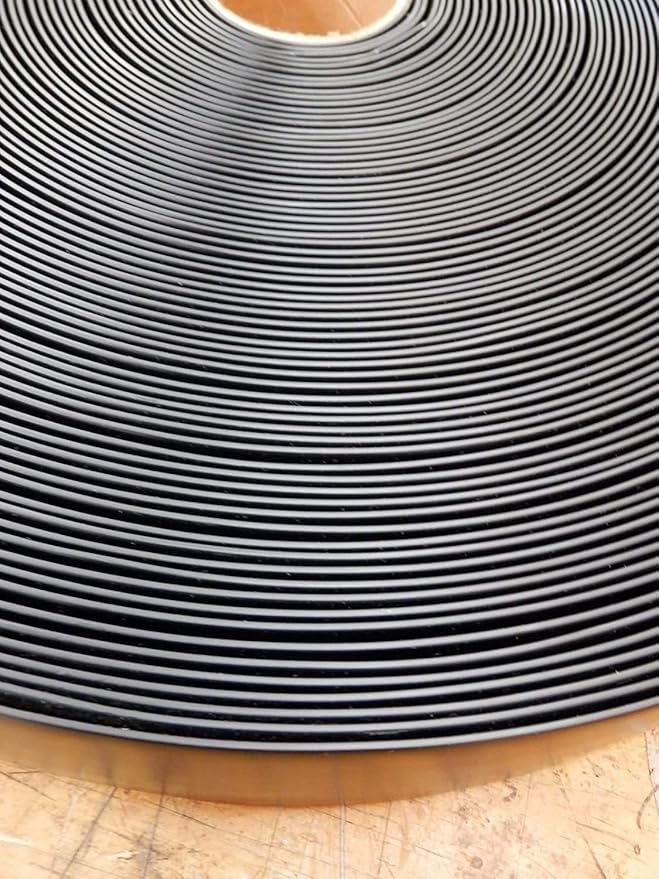 2" x 20' ft Vinyl Straps for Patio Chairs Repair Kit Outdoor Patio Lawn Furniture Repair Vinyl Chair Strapping Strap Matte Finish (Black) + 20 Free Rivets!