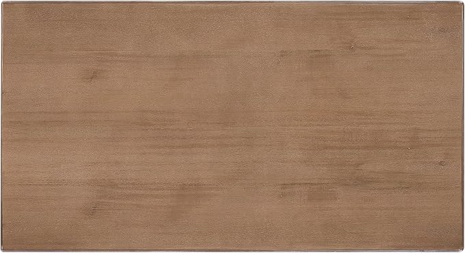 Linon Carter Brown with Greywash Wooden Counter Height Tavern Table