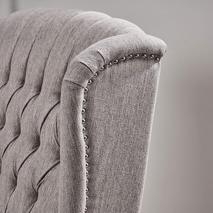 Christopher Knight Home Salome Push Back Recliner, Light Gray, Dark Brown