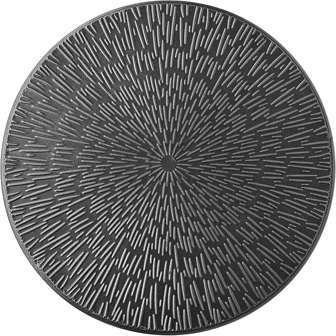Metal Round Side Table, Modern Accent Small Drink Table, Coffee Martini Table for Small Spaces,Living Room,Bedroom,Corners (Black)
