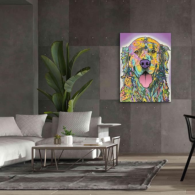 Epic Graffiti 'Silence Is Golden' by Dean Russo, Canvas Wall Art, 40"x54"