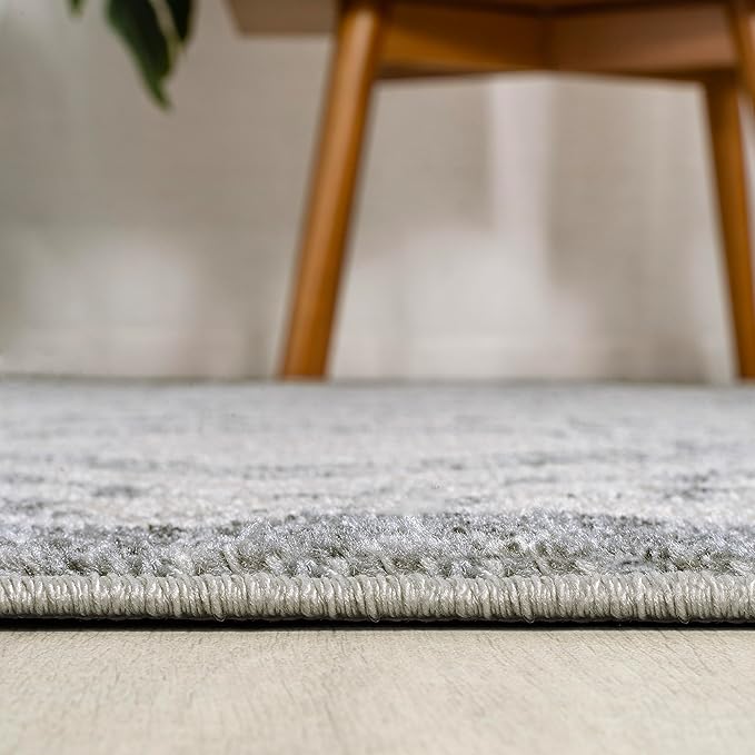 JONATHAN Y Amir Moroccan Beni Souk Cream/Gray Runner Rug, 2x10, Bohemian, Scandinavian, Easy-Cleaning for Living Room, Bedroom, Kitchen, Pet Friendly, Non-Shedding (MOH200B-210)