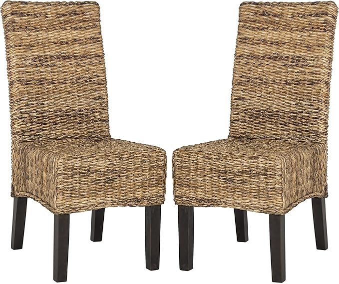 Safavieh Home Collection Avita Natural Wicker 18-inch Dining Chair