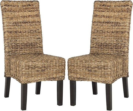 Safavieh Home Collection Avita Natural Wicker 18-inch Dining Chair