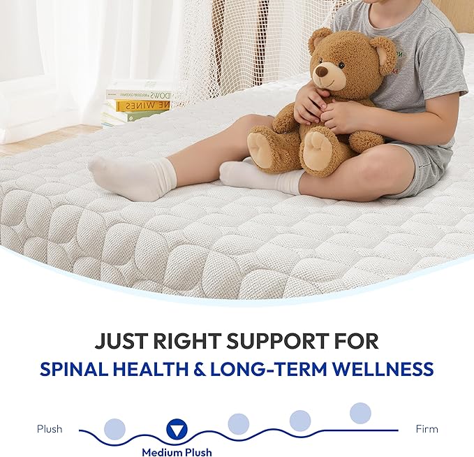 8 Inch Full Mattress, Medium Plush Gel Memory Foam Mattress in a Box, Pressure Relief, Balanced Softness & Support, CertiPUR-US Certified, Fiberglass Free