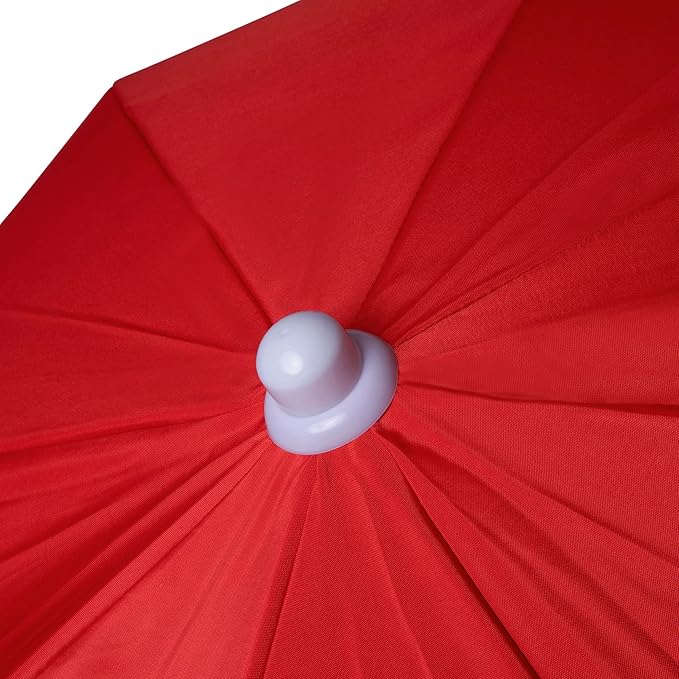 PICNIC TIME Outdoor Canopy Sunshade Beach Umbrella 5.5', Small Patio Umbrella, Beach Chair Umbrella