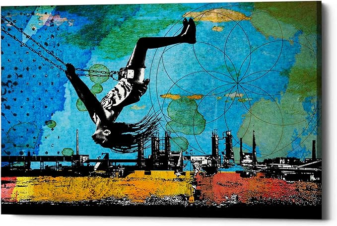 Epic Graffiti 'Visions of the Future: Kepler-186f' Canvas Wall Art, 26" x 40"