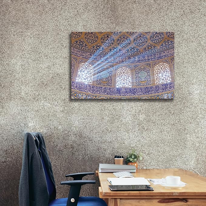 Epic Graffiti 'Sheikh Lotfollah Mosque at Isfahan Iran' by Epic Portfolio, Canvas Wall Art, 40"x26"