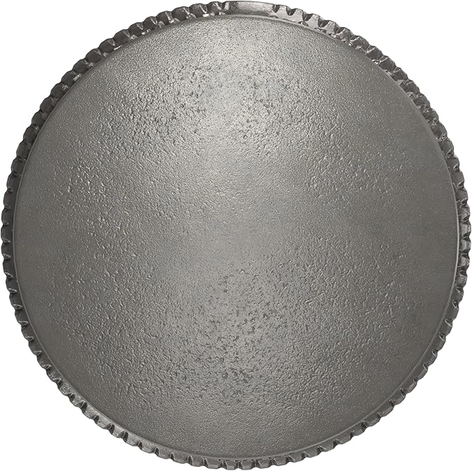 SIMPLIHOME Juno Metal Side Table - 15 inch Wide Solid Metal Round Cast Aluminum Accent Table in Graphite, 21.5 Inch Tall Industrial End Table or Small Drink Table for Living Room, Assembled