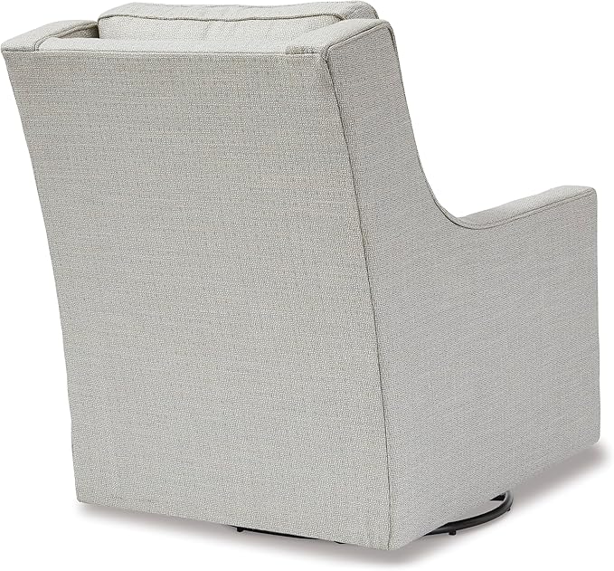 Signature Design by Ashley Kambria Contemporary Swivel Glider Nursery Accent Chair, Gray