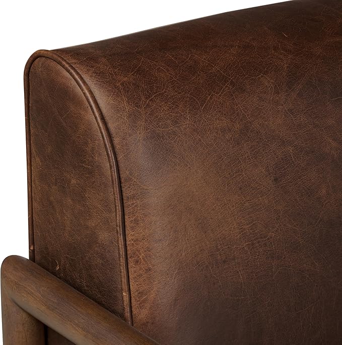 Poly & BARK Viborg Lounge Chair in Chocolate Brown