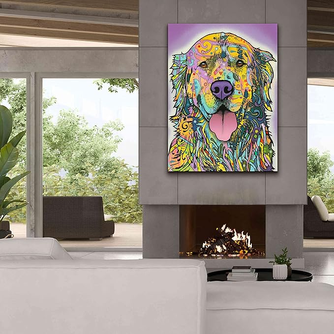 Epic Graffiti 'Silence Is Golden' by Dean Russo, Canvas Wall Art, 40"x54"