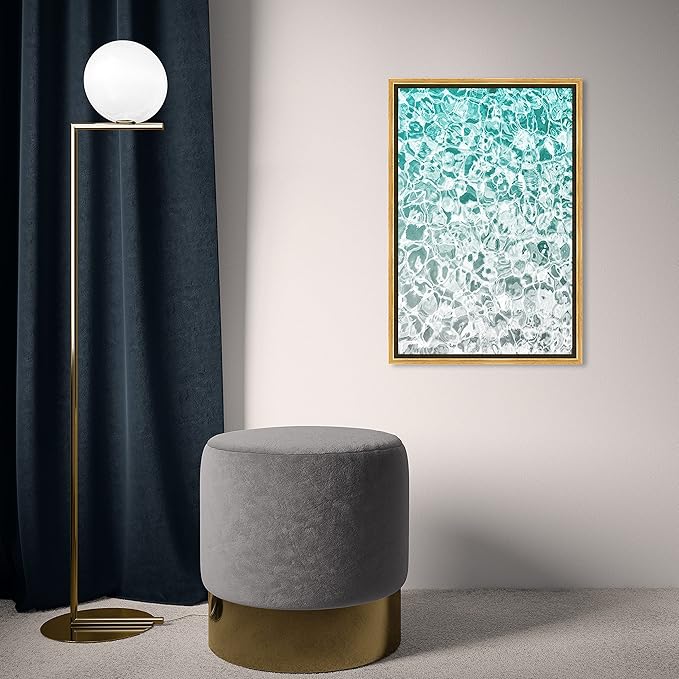 The Oliver Gal Artist Co. Nautical and Coastal Wall Art Framed Canvas Prints 'Clear Aqua Waters' Coastal