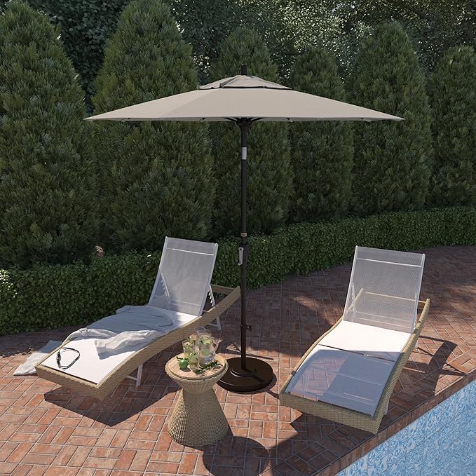 California Umbrella 7.5' Round Aluminum Market Umbrella