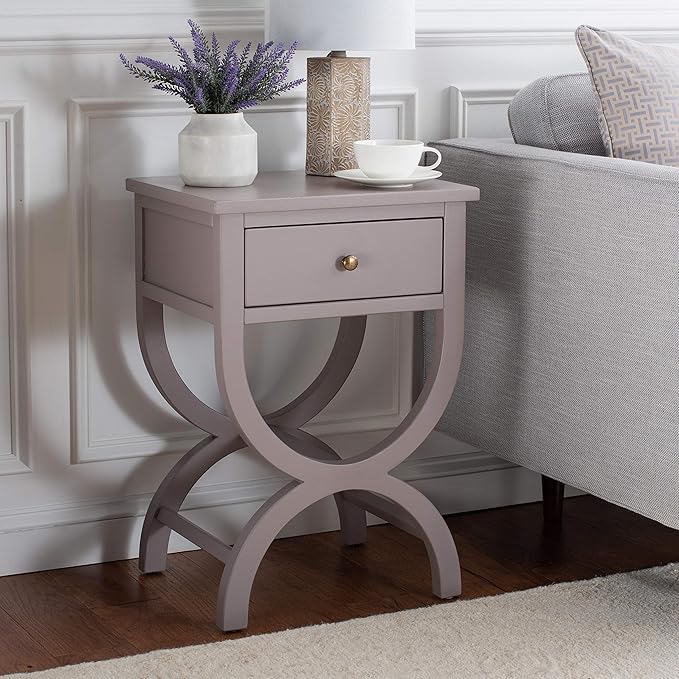 Safavieh American Homes Collection Maxine Quartz Grey Accent Table