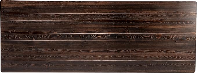 Flash Furniture Hercules Commercial Grade Farmhouse Dining Table | Solid Pine Foldable Table for 10 in Antique Rustic Mahogany | Rustic Charm for Home and Events
