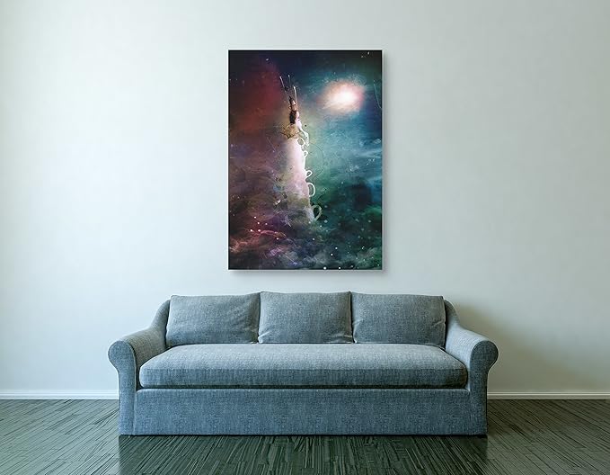 Cortesi Home 'Ad Infinitum' by Mario Sanchez Nevado, Canvas Wall Art, 40"x60",Blue