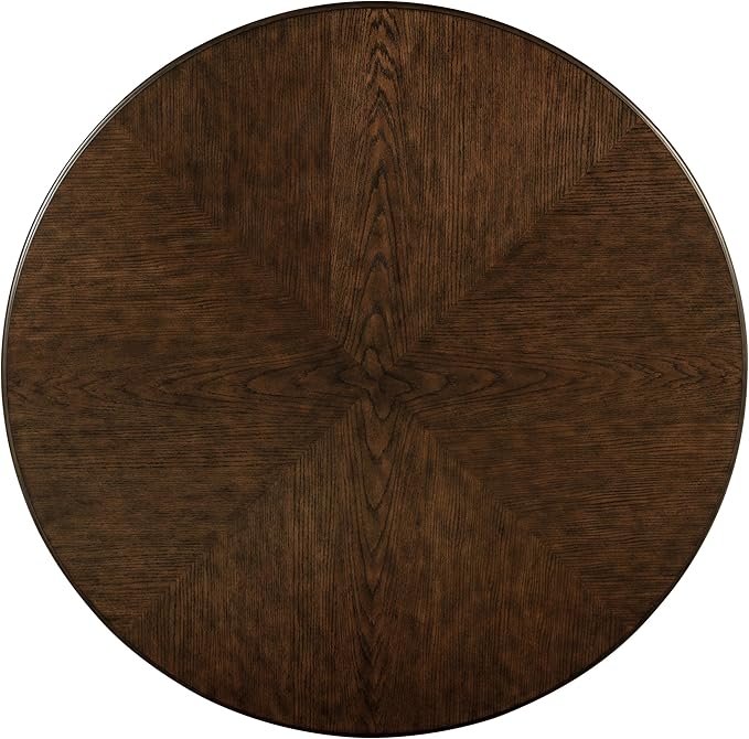 Coaster Home Furnishings Landon 60-inch Round Wood Pedestal Dining Table Rich Brown