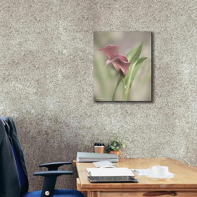 Epic Graffiti 'Pink Calla Lily' by Lori Deiter, Canvas Wall Art, 20"x24"
