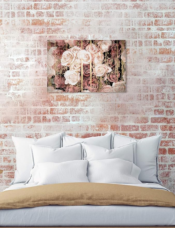 Oliver Gal 'Shabby Chic Romance' The Floral and Botanical Wall Art Decor Collection Contemporary Premium Canvas Art Print