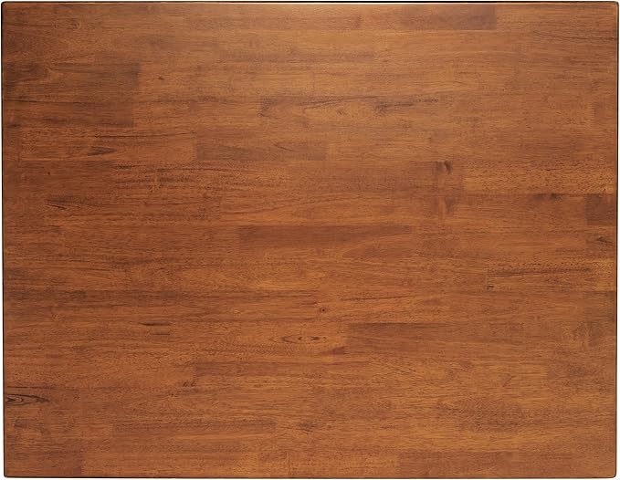 Taylor & Logan Lennox 47" Solid Wood Dining Table in a Walnut Matte Finish, Seating for 4, Stylish Turned Wooden Legs, Perfect for Hosting or Everyday Meals