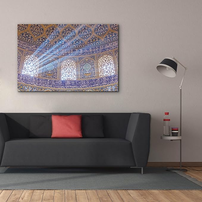 Epic Graffiti 'Sheikh Lotfollah Mosque at Isfahan Iran' by Epic Portfolio, Canvas Wall Art, 60"x40"